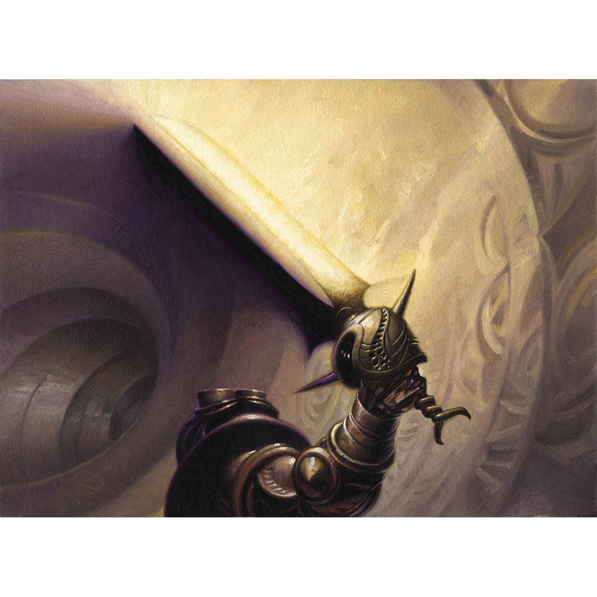 Sword of Light and Shadow Print