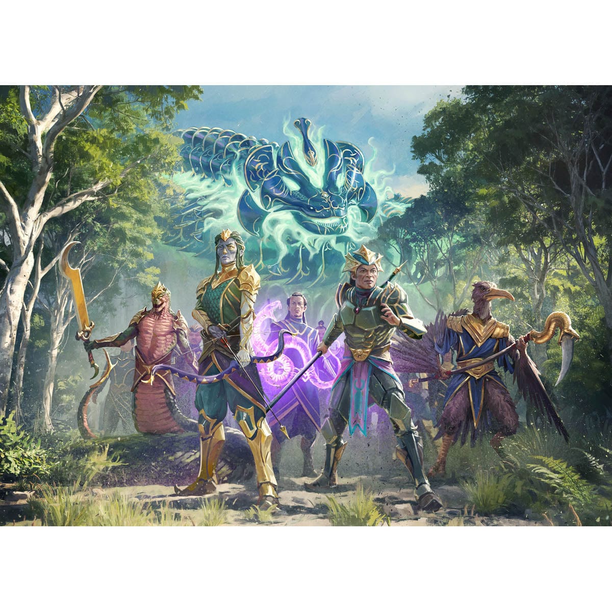 Will of the Sultai Print - Original Magic Art Will of the Sultai Print - Original Magic Art