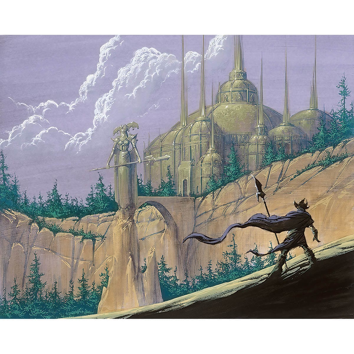 Temple of the False God Print