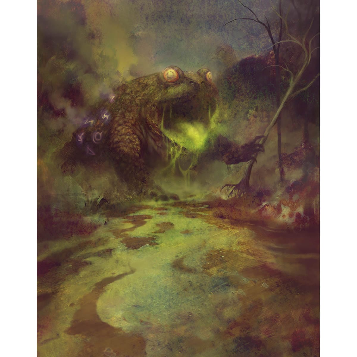 nils hamm mtg cards Full Art Foil Legendary Monkey 2/1 Token 2023 Kickstarter Magic Bitterblossom - 450 Limited Edition