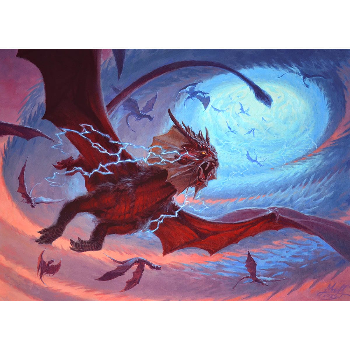 Thundermane Dragon Print