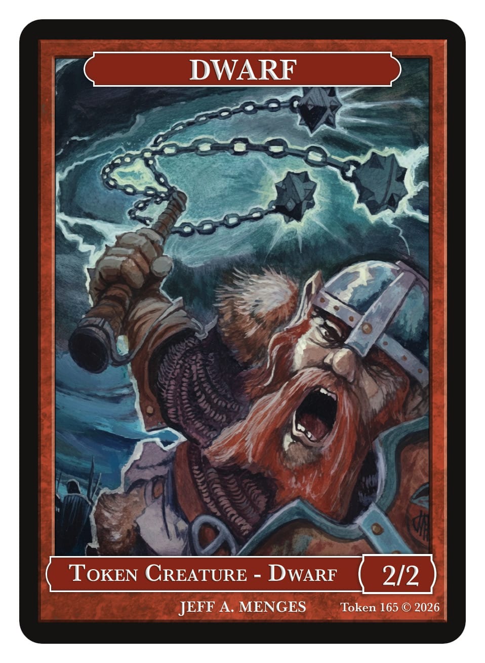 Dwarf Token (2/2) by Jeff A. Menges
