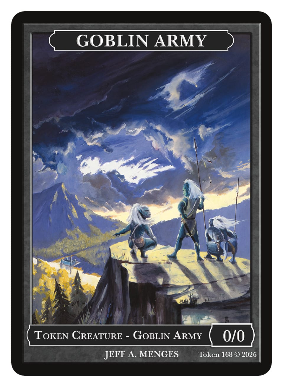 Goblin Army Token (0/0) by Jeff A. Menges