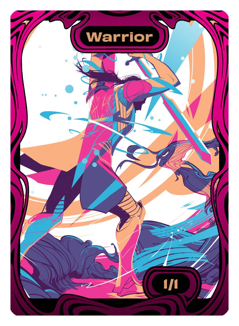 Warrior Token (1/1) by SchmandrewArt