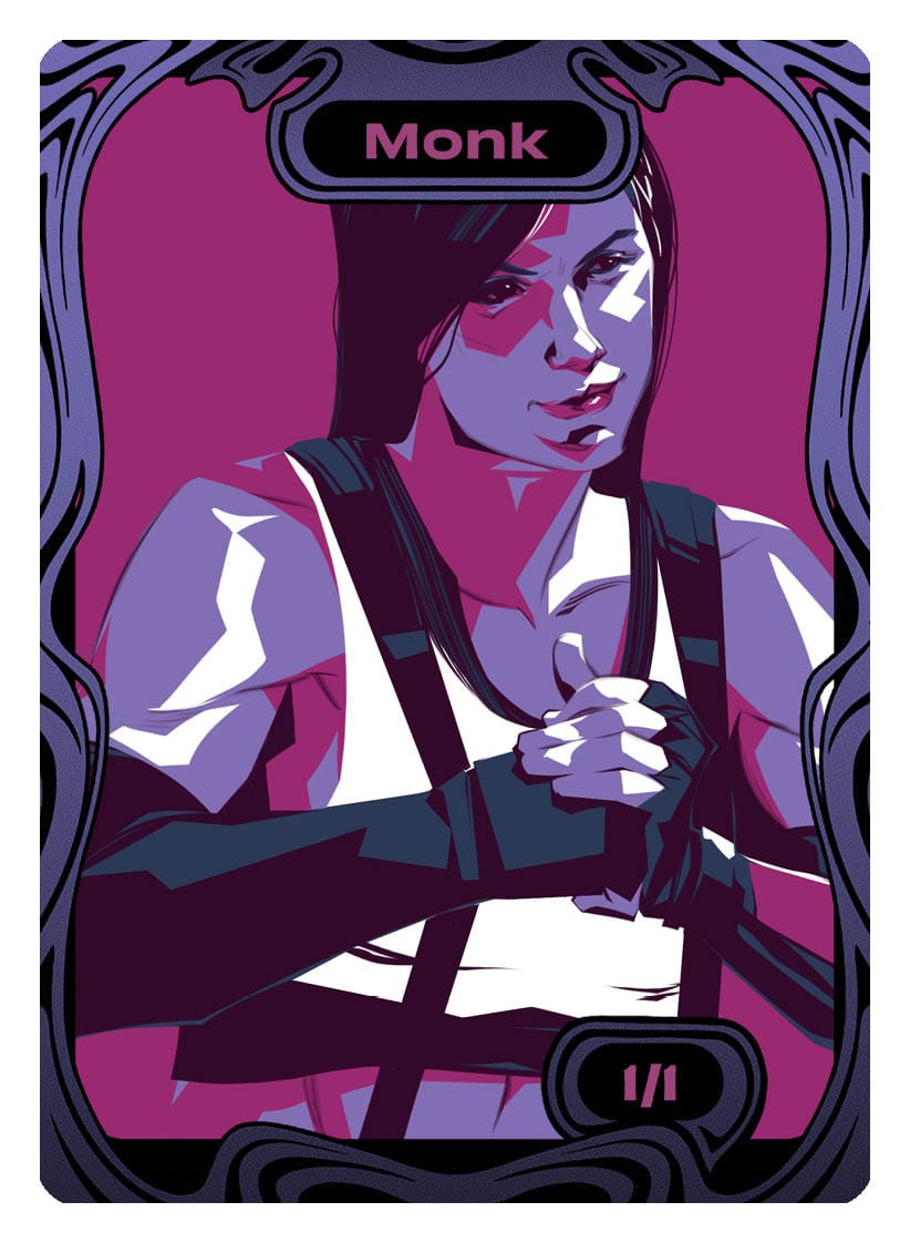 Monk Token (1/1) by SchmandrewArt
