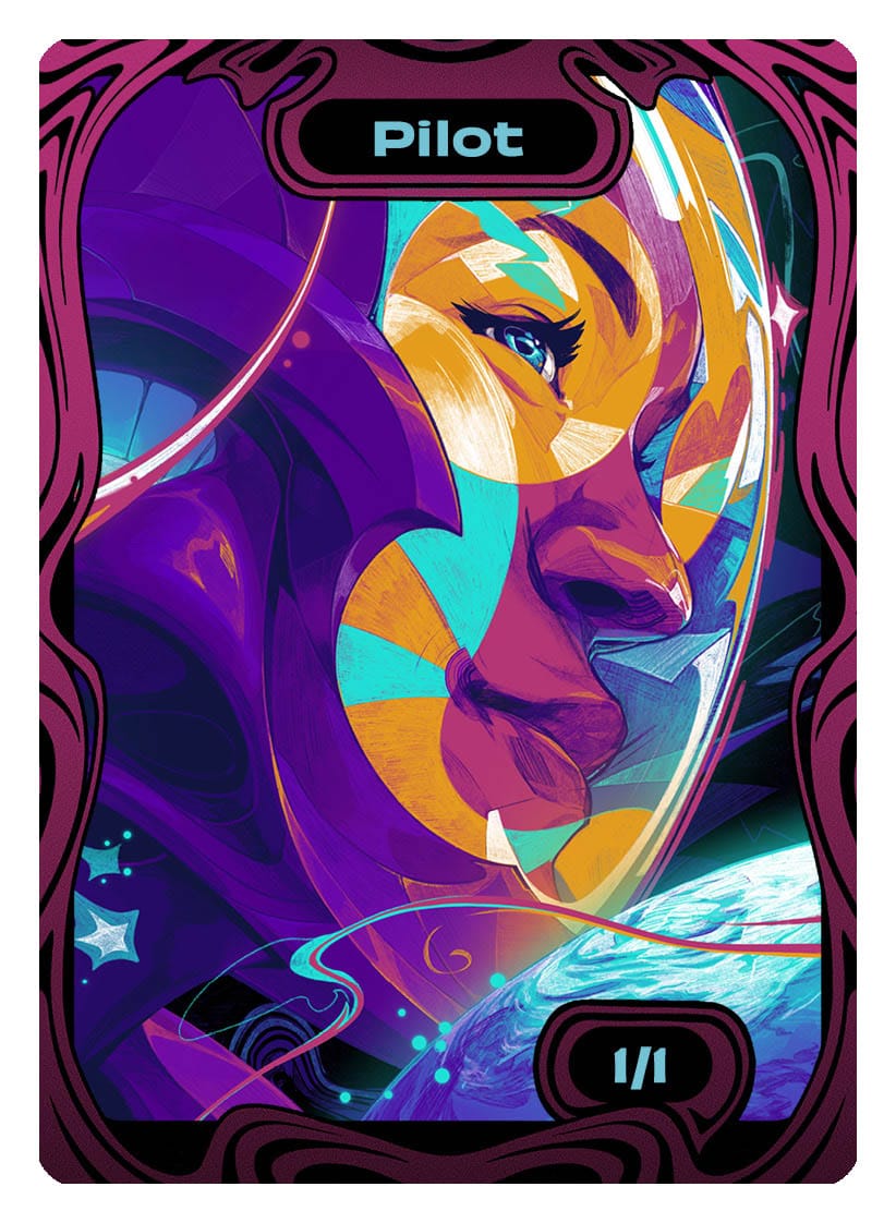 Pilot Token (1/1) by SchmandrewArt