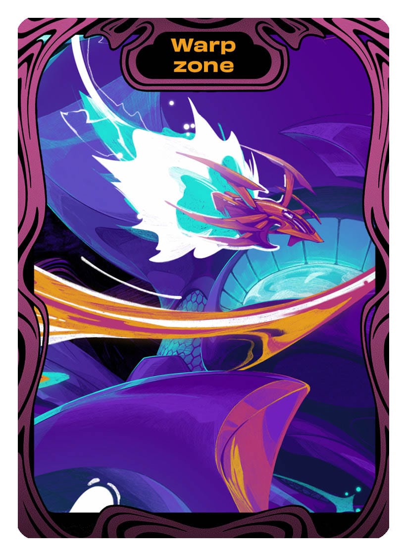 Warpzone Token by SchmandrewArt