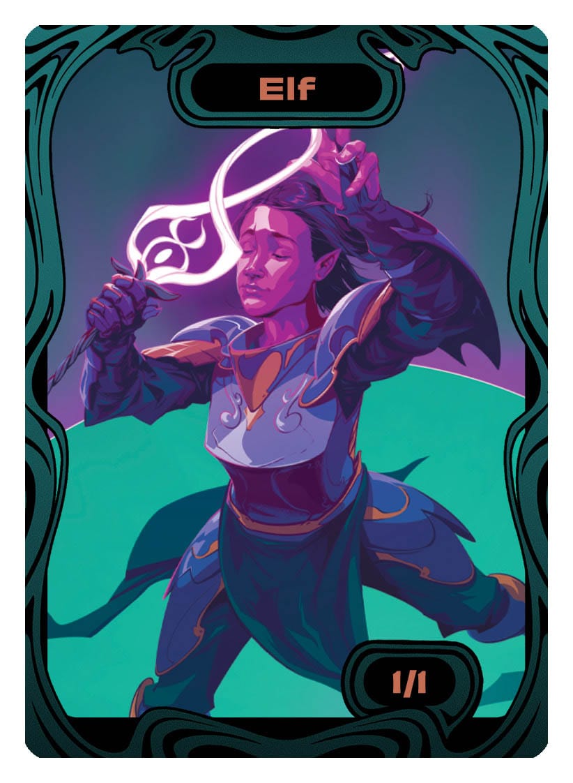 Elf Token (1/1) by SchmandrewArt