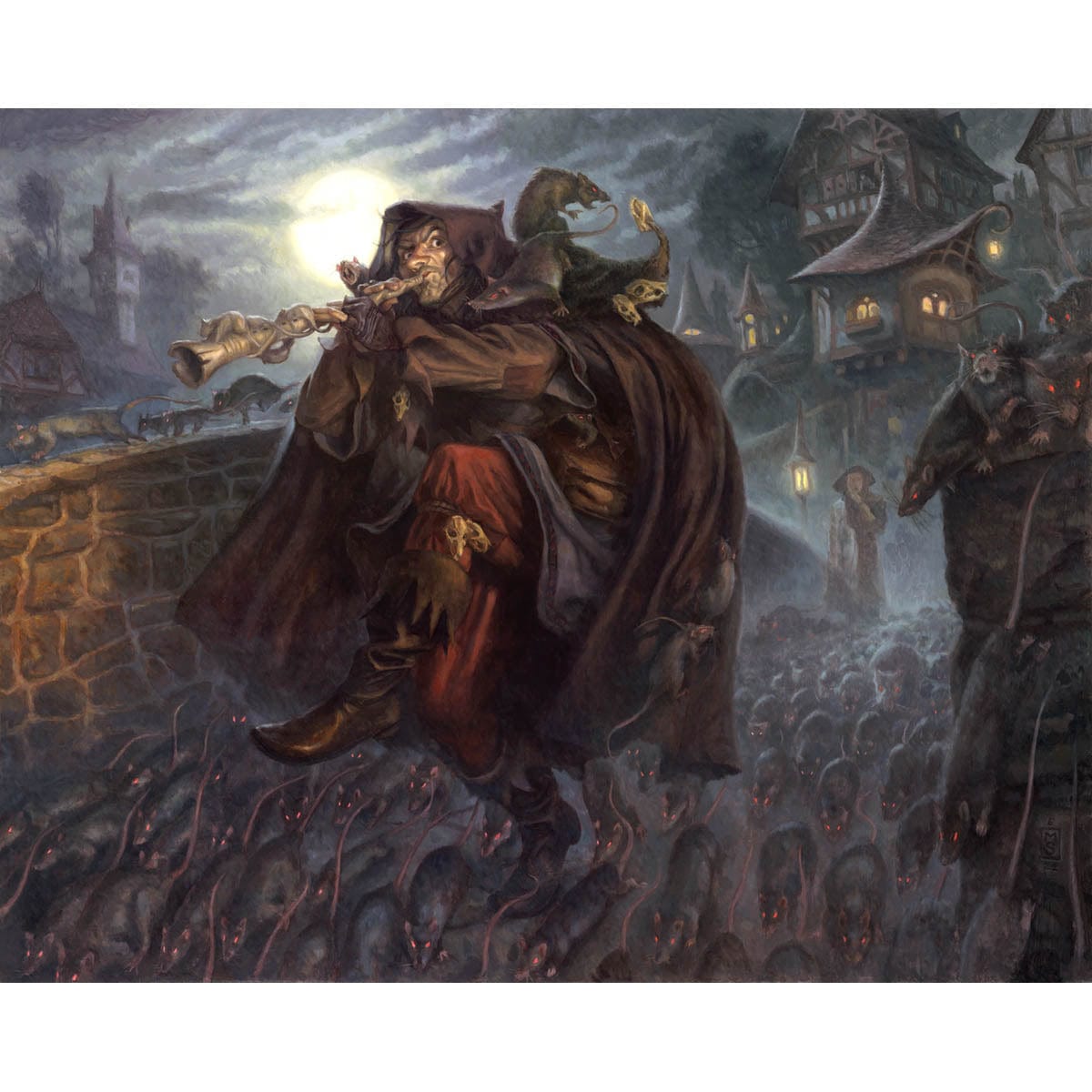 Totentanz, Swarm Piper Print