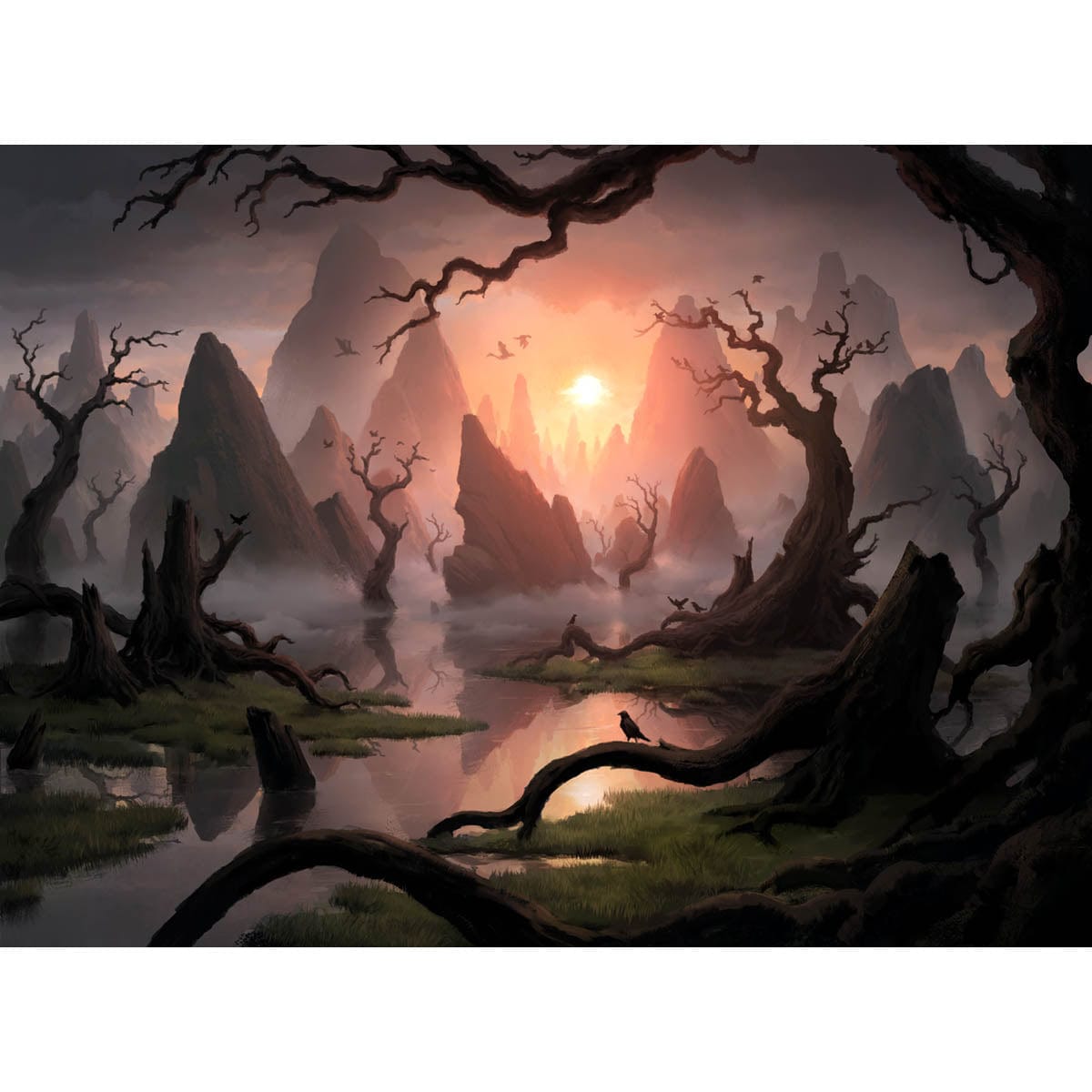 Twisted Landscape Print