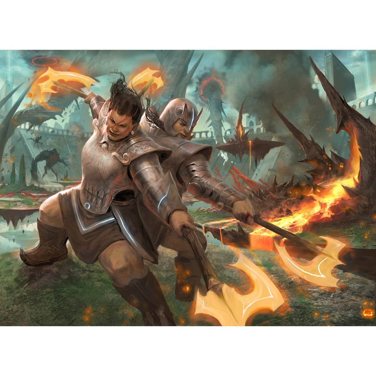 Valor's Reach Tag Team Print