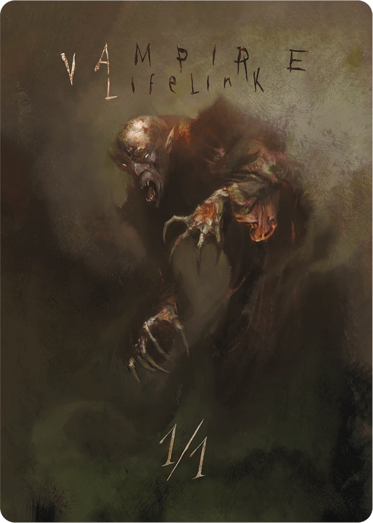 Vampire Token (1/1 - Lifelink) by Nils Hamm