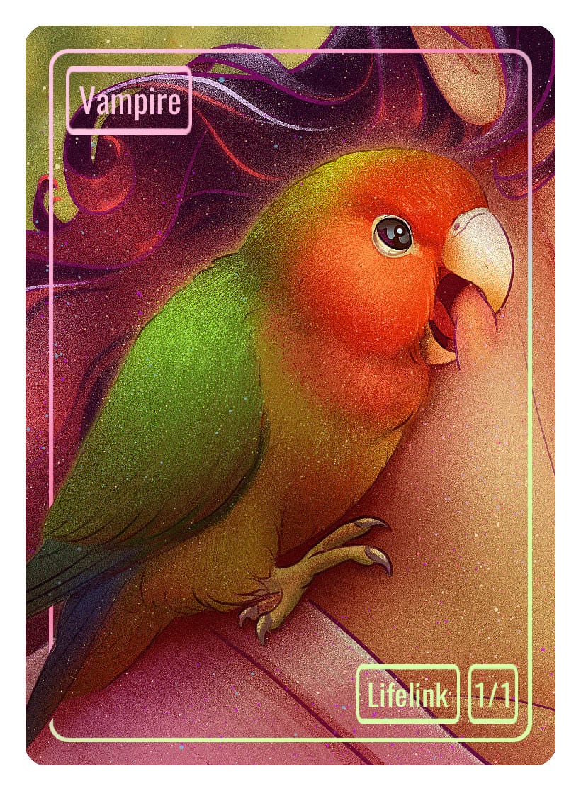 Vampire Token (1/1 - Lifelink) by Nana Qi