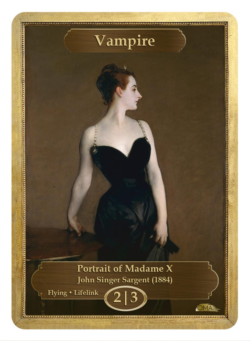 Vampire Token (2/3 - Flying, Lifelink) by John Singer Sargent