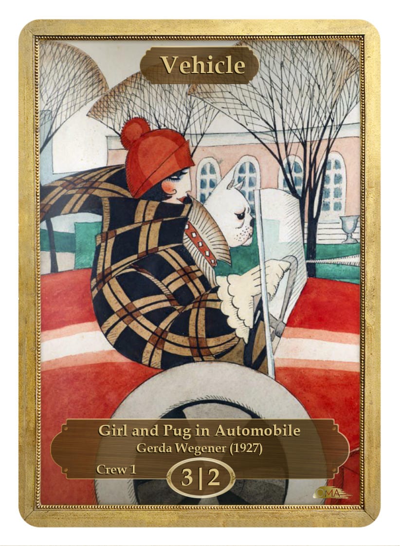 Vehicle Token (3/2 - Crew 1) by Gerda Wegener