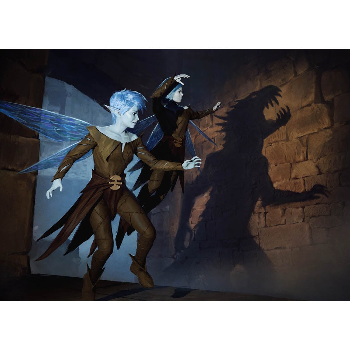 Shadow Puppeteers Print