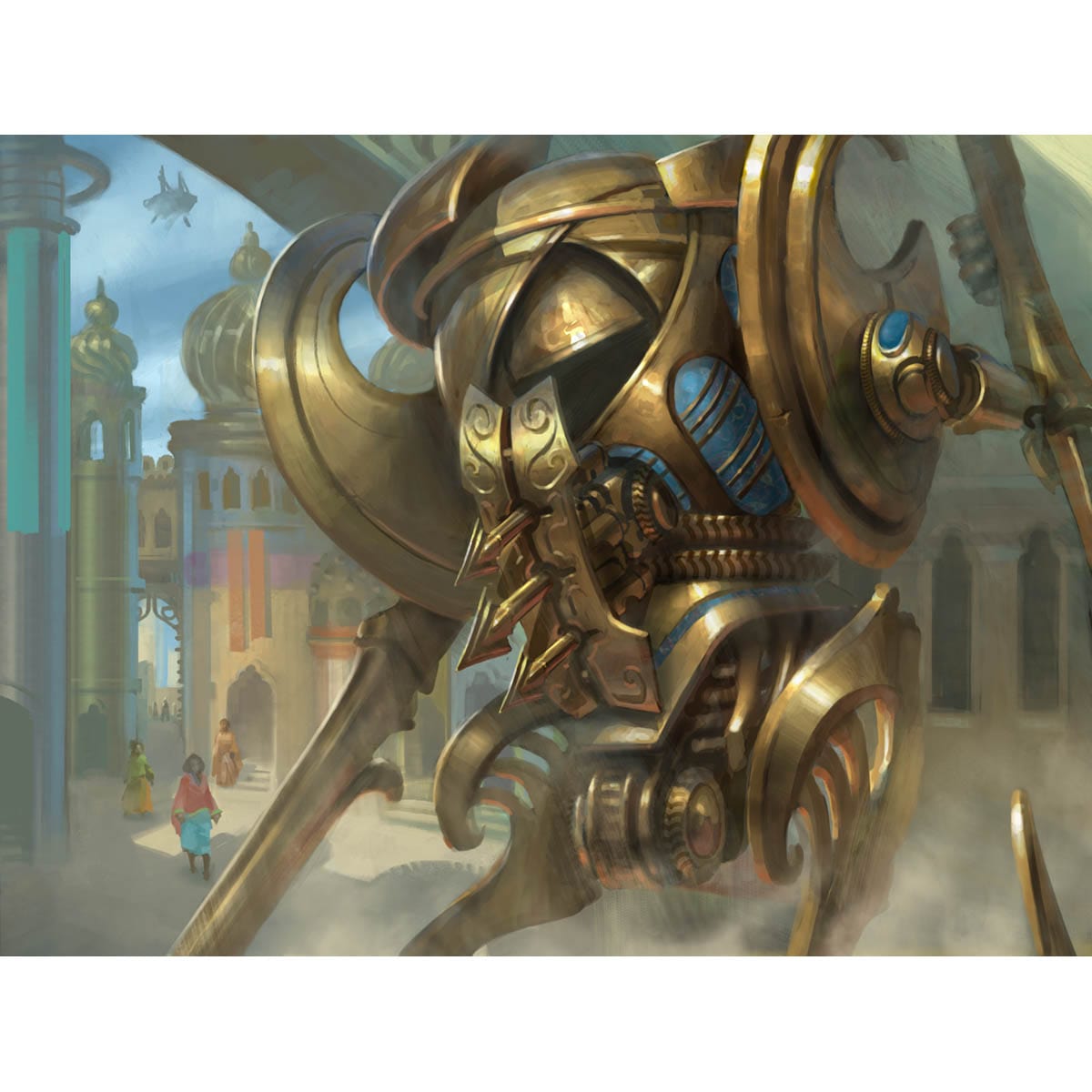 mtg cards like walking ballista Walking Ballista Print