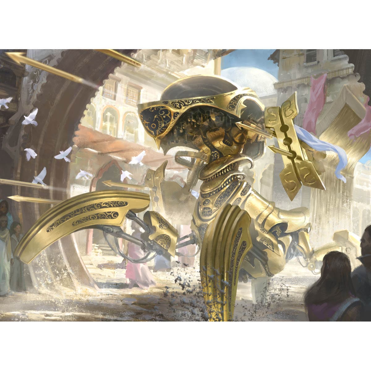 mtg cards like walking ballista Walking Ballista Print