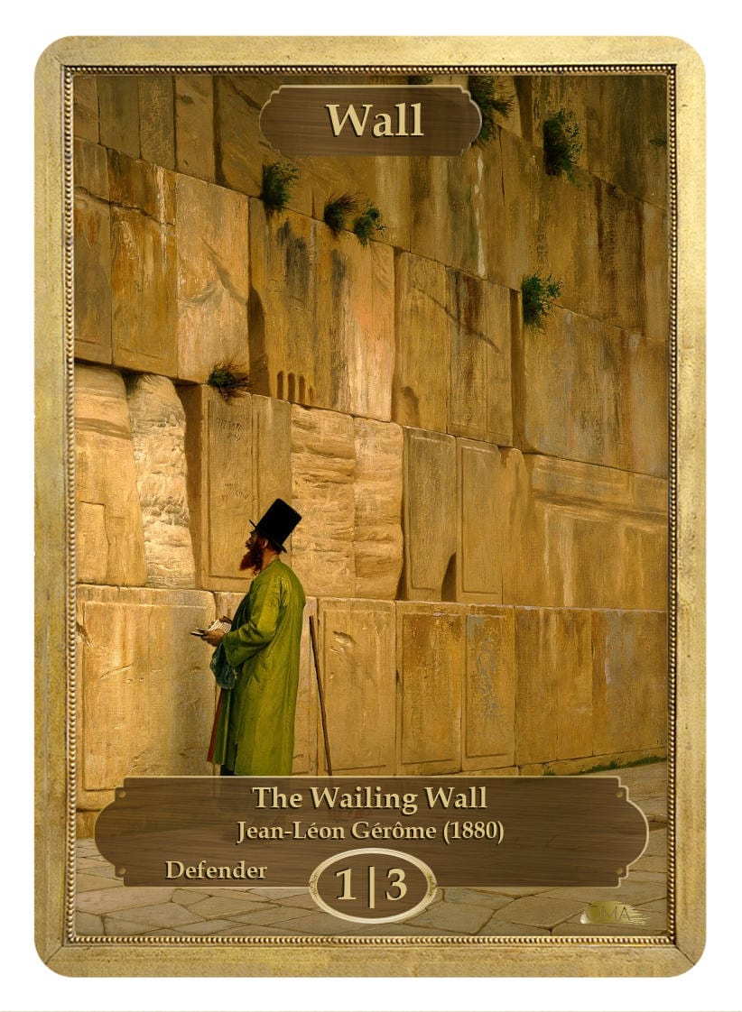 Wall Token (1/3 - Defender) by Jean-Leon Gerome