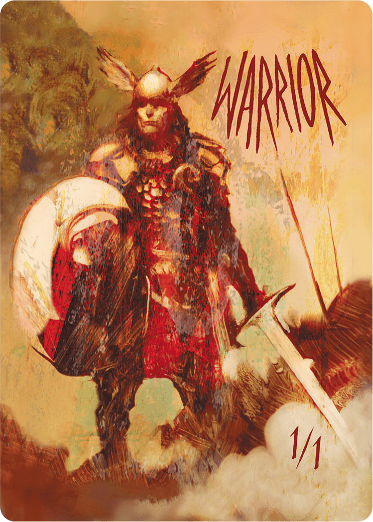 Warrior Token (1/1) by Nils Hamm