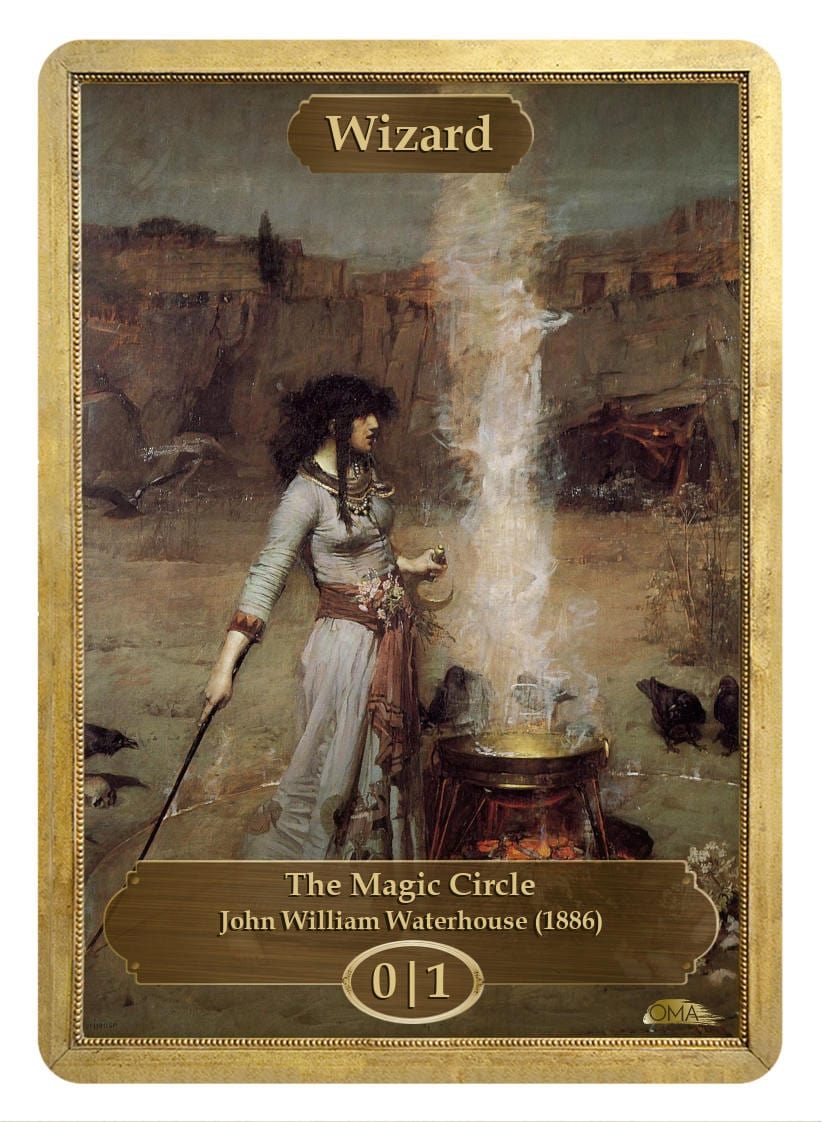 Wizard Token (0/1) by John William Waterhouse
