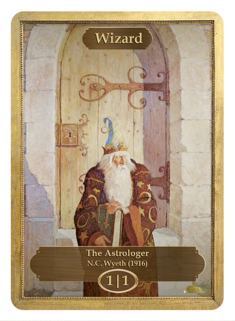 Wizard Token (1/1) by N.C. Wyeth