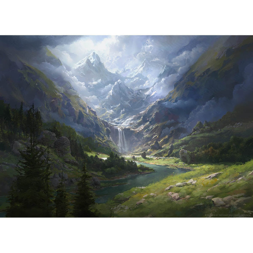 Wooded Foothills Print - Original Magic Art