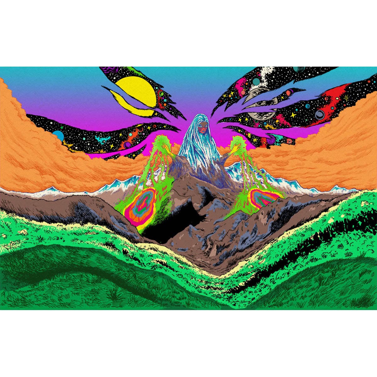 La Madre Tierra / Xenagos, God of Revels Print