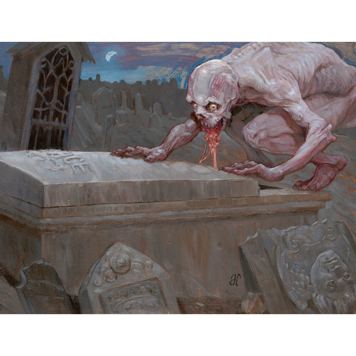 Zombie Cannibal Print