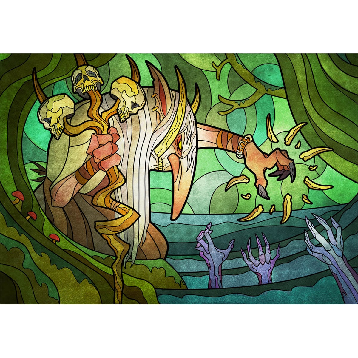 Bortuk Bonerattle Print