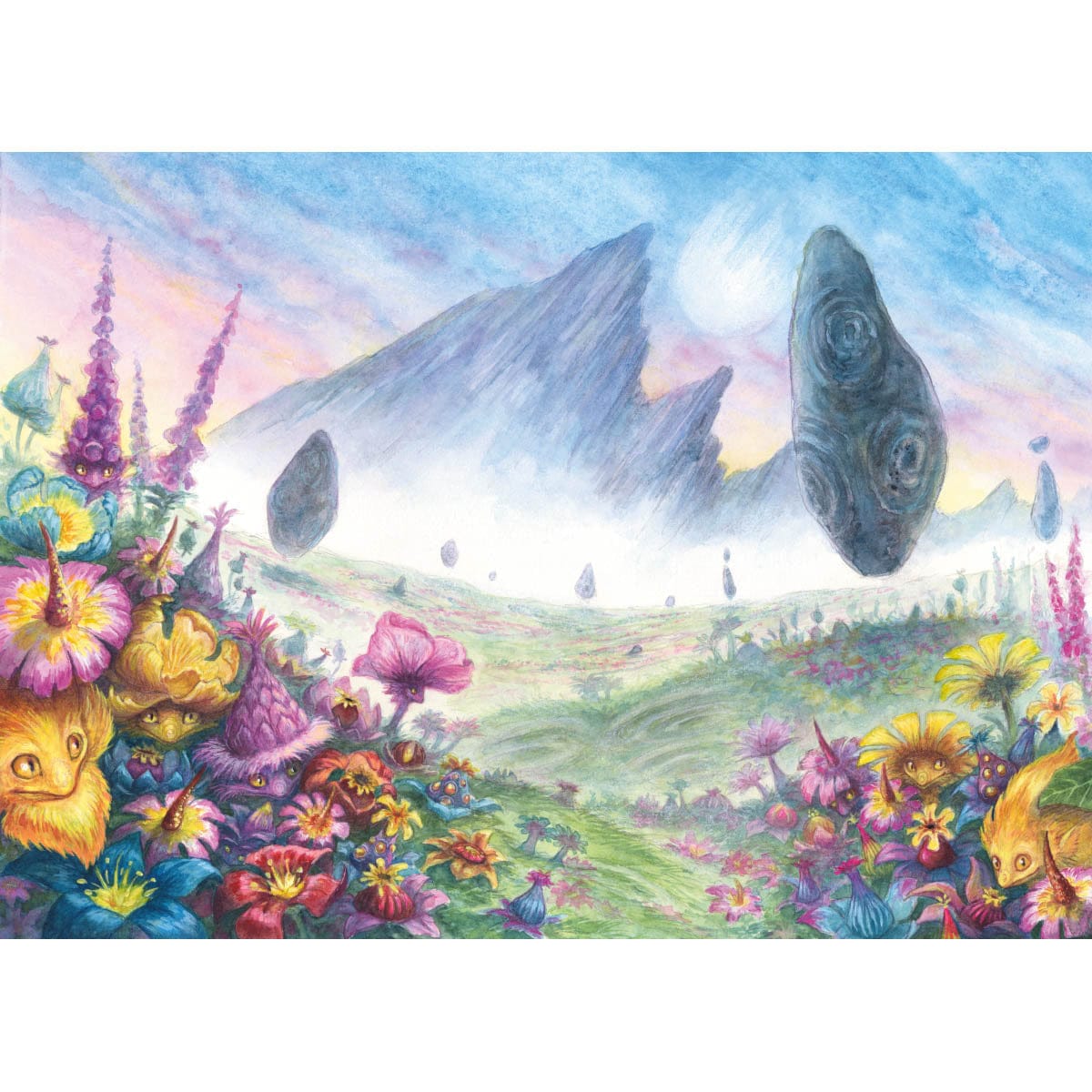 Abundant Countryside Print - Original Magic Art