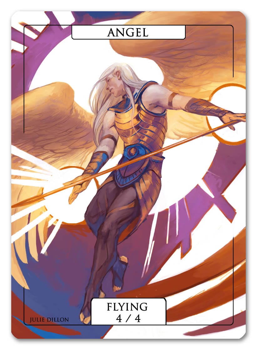 Angel Token (4/4 - Flying) by Julie Dillon
