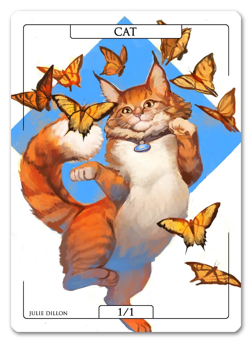 Cat Token (1/1) by Julie Dillon
