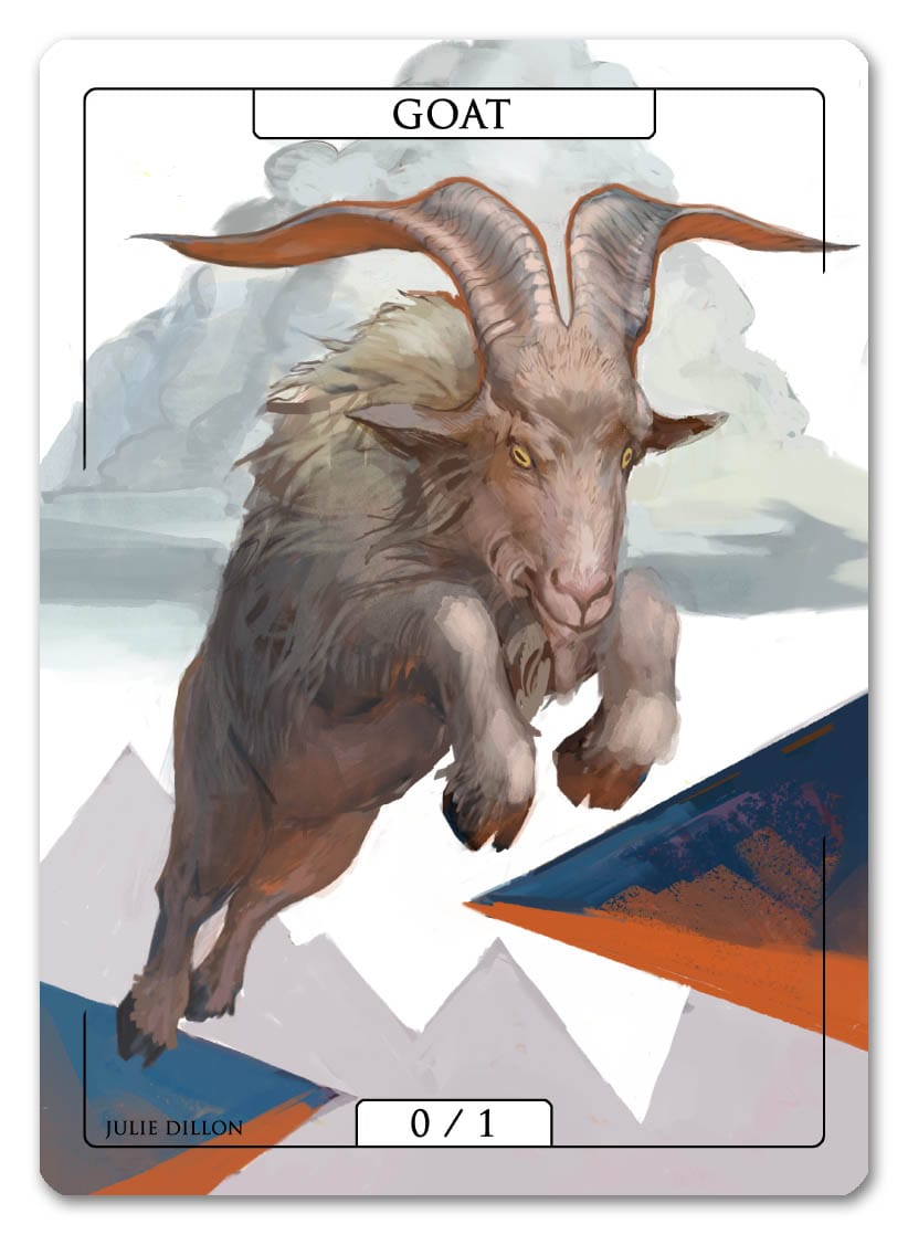 Goat Token (0/1) by Julie Dillon