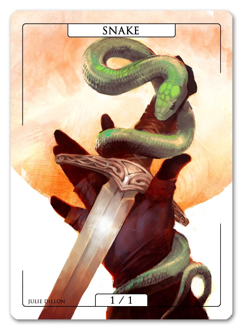 Snake Token (1/1) by Julie Dillon