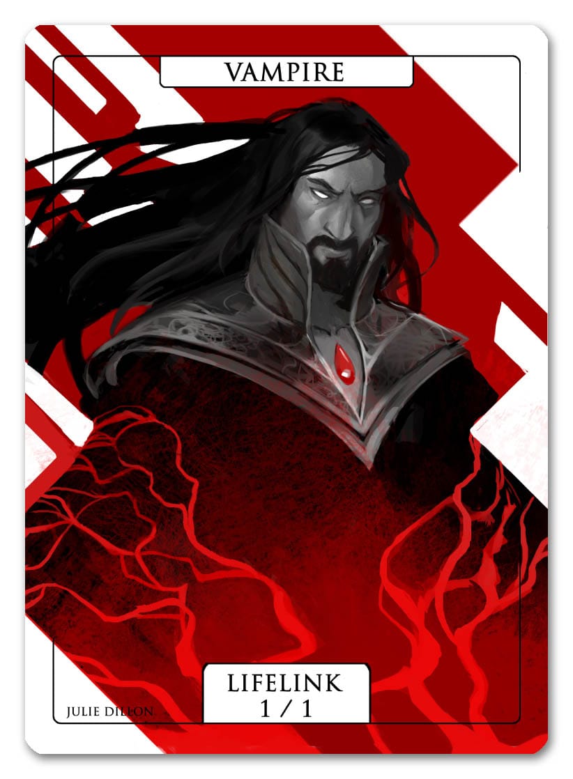 Vampire Token (1/1 - Lifelink) by Julie Dillon