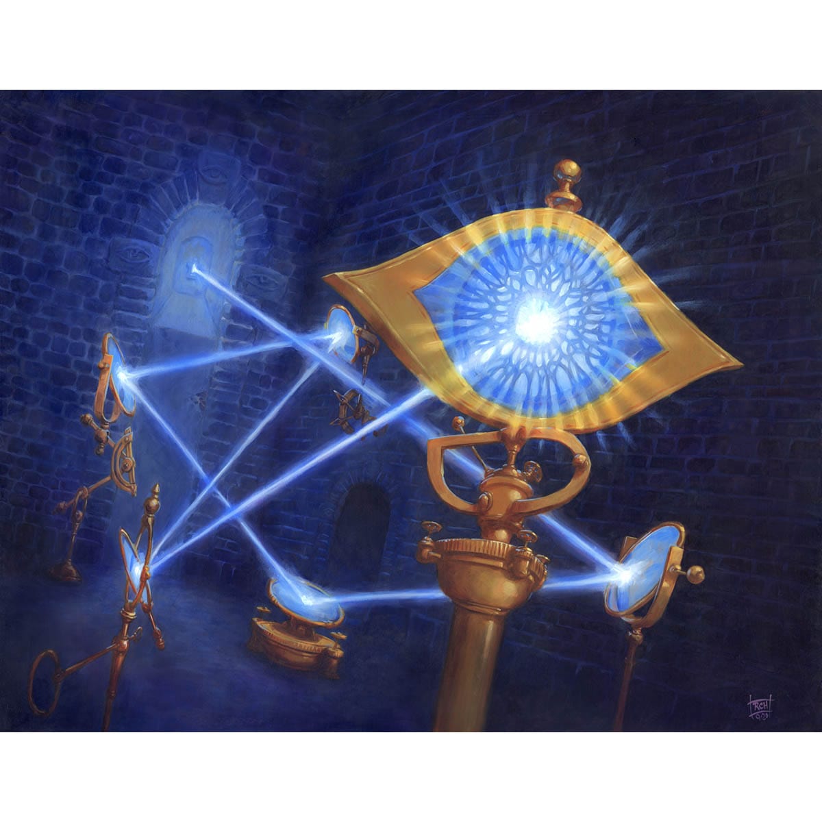 Netherese Puzzle-Ward Print