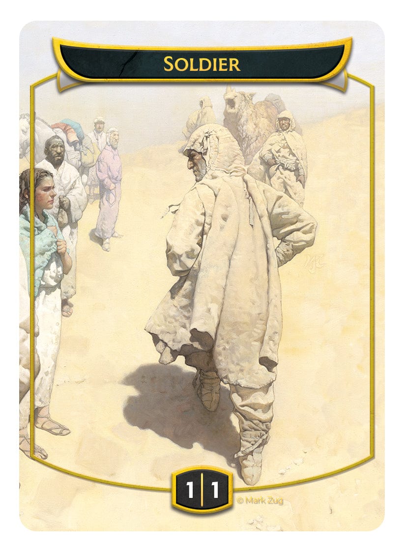 Soldier Token (1/1) by Mark Zug