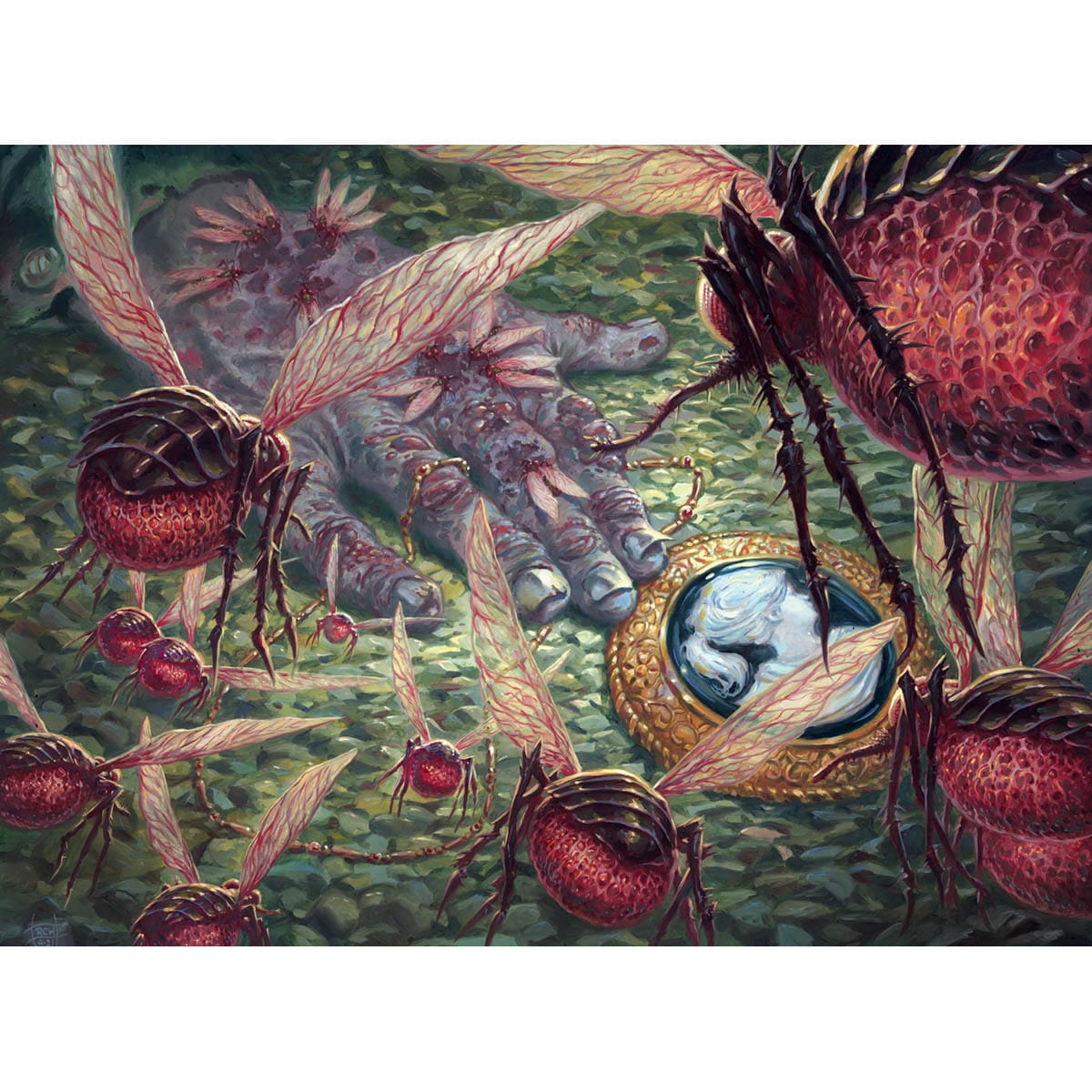 Swarm of Bloodflies Print