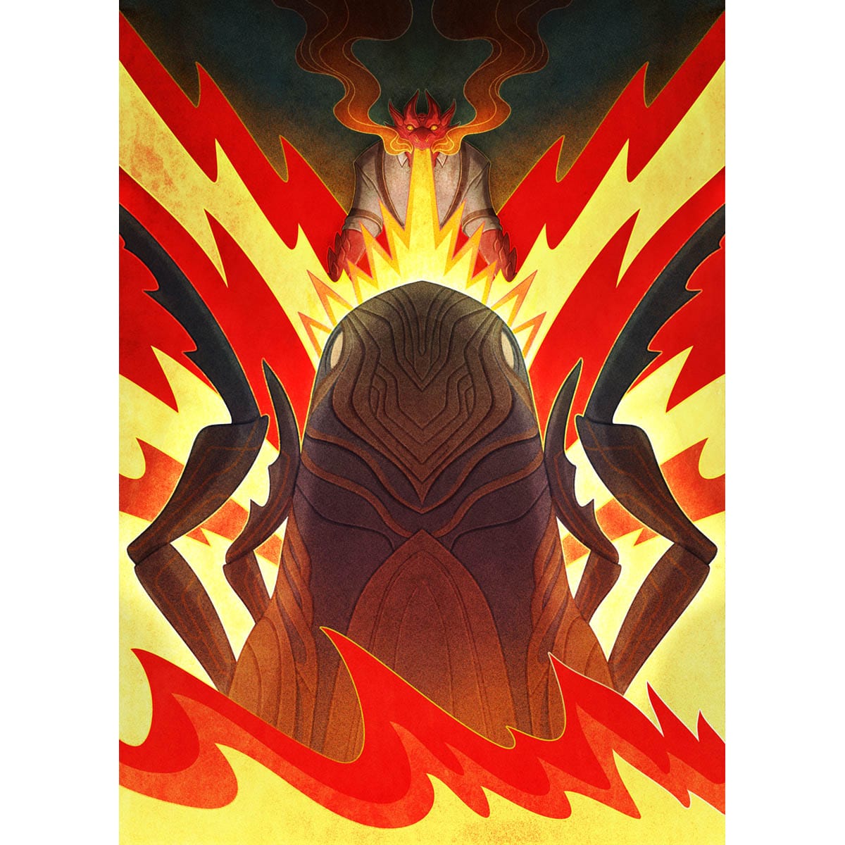 Unleash the Inferno Print