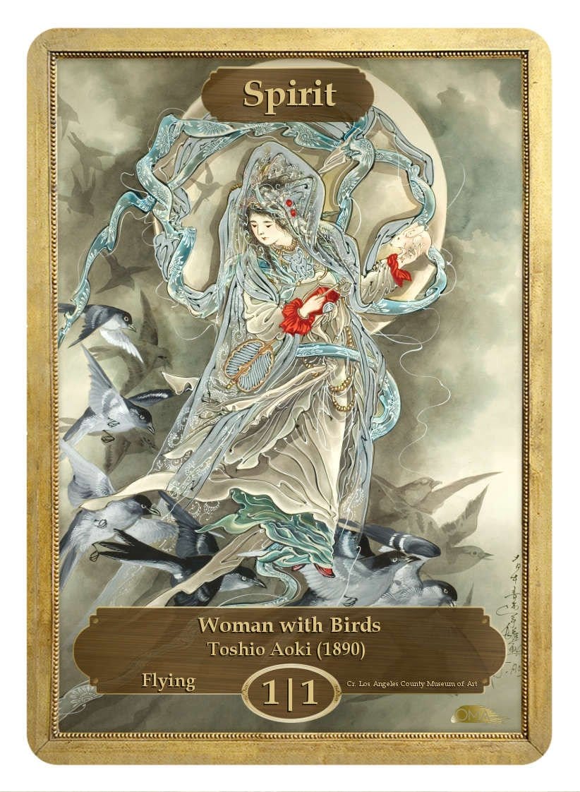 Spirit Token (1/1 - Flying) by Toshio Aoki Spirit Token (1/1 - Flying) by Toshio Aoki