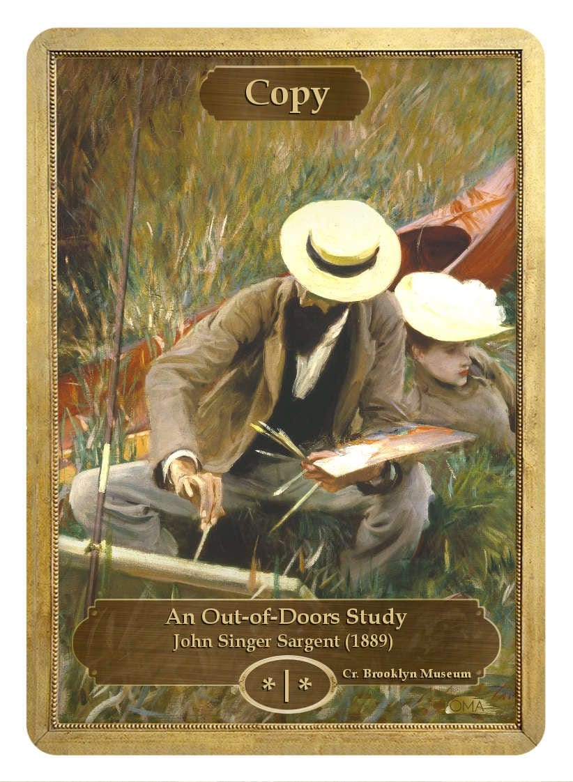 copy token cards mtg Copy Token (*/*) by John Singer Sargent
