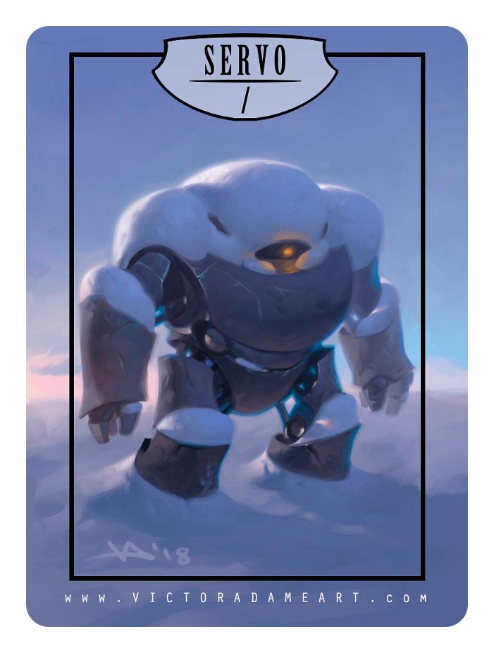 Servo Token by Victor Adame Minguez - Token - Original Magic Art - Accessories for Magic the Gathering and other card games