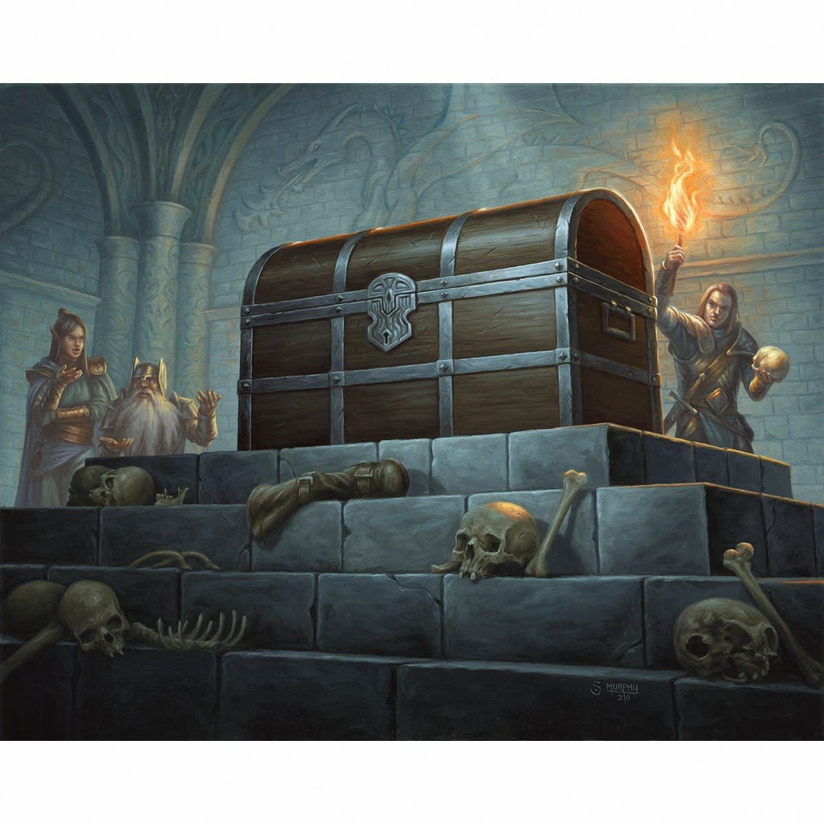 Treasure Chest Print - Original Magic Art Treasure Chest Print - Original Magic Art