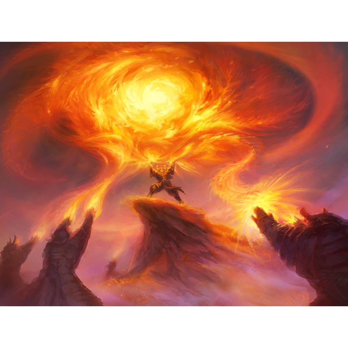 Explosive Singularity Print - Original Magic Art