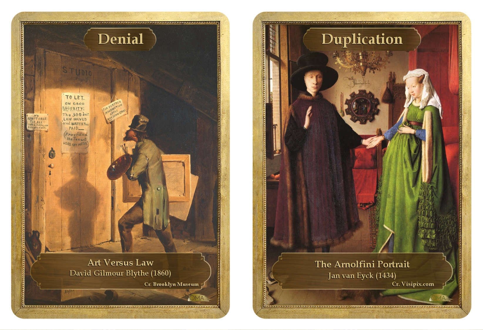 Denial / Duplication Double Sided Token - Token - Original Magic Art - Accessories for Magic the Gathering and other card games