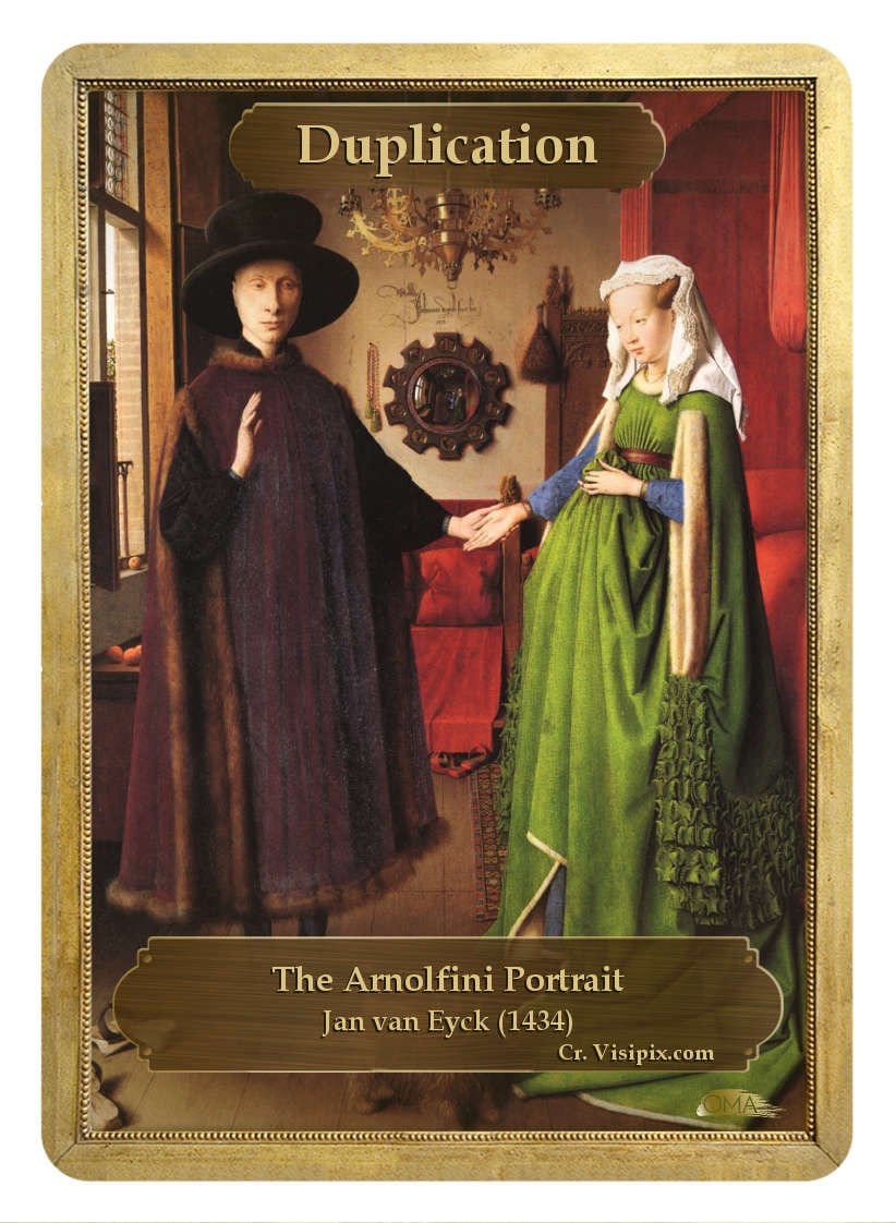 Denial / Duplication Double Sided Token - Token - Original Magic Art - Accessories for Magic the Gathering and other card games