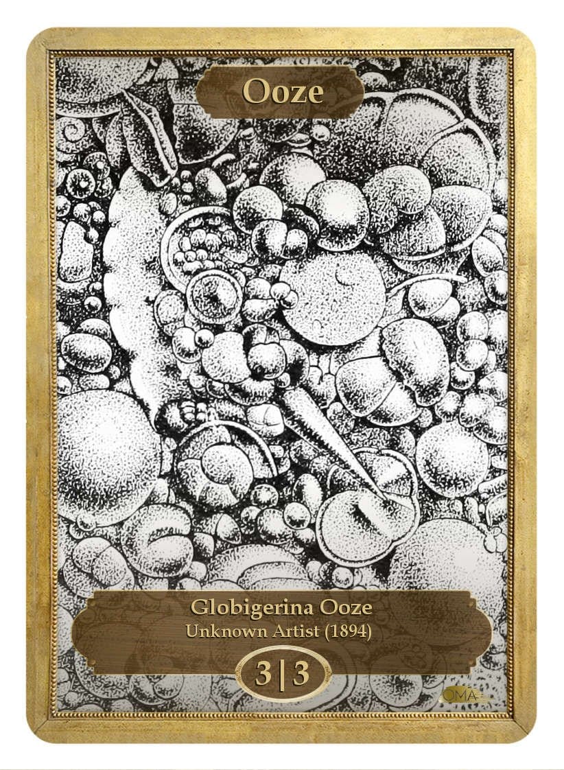 Ooze Token (3/3) by Unknown Artist - Token - Original Magic Art - Accessories for Magic the Gathering and other card games