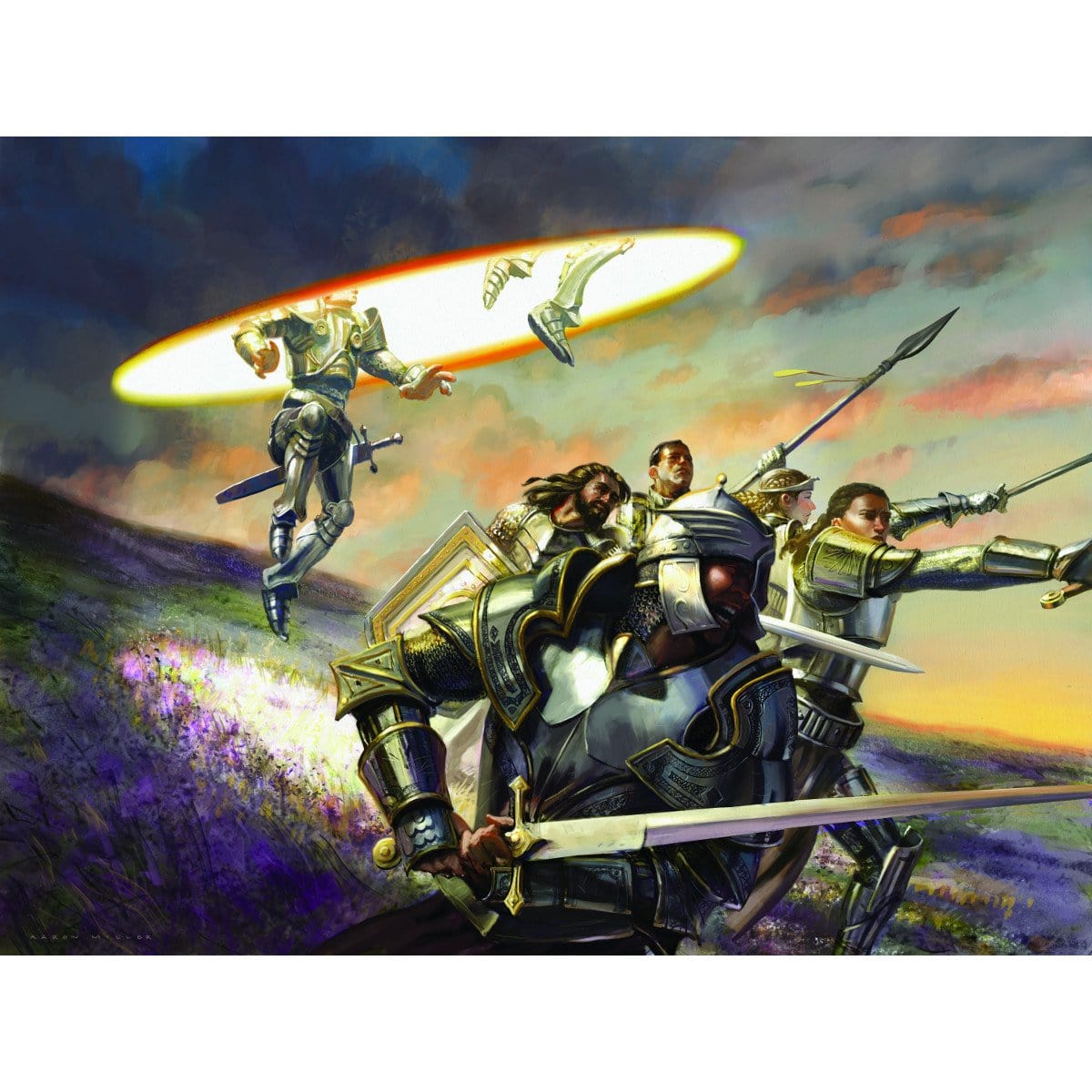 Deploy to the Front Print - Print - Original Magic Art - Accessories for Magic the Gathering and other card games