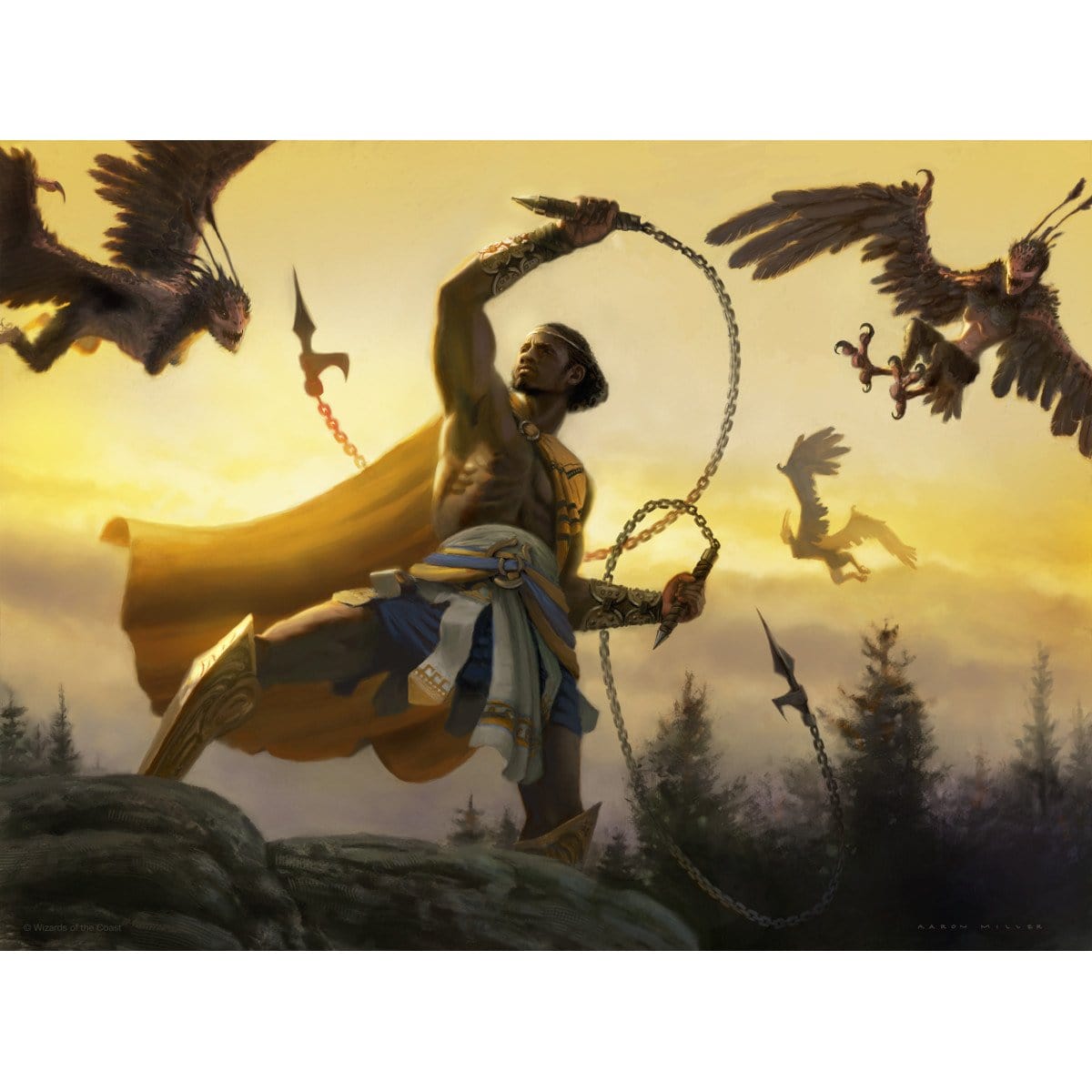 aaron miller mtg cards SUNBLADE SAMURAI ARTIST PROOF Aaron Miller Illustration